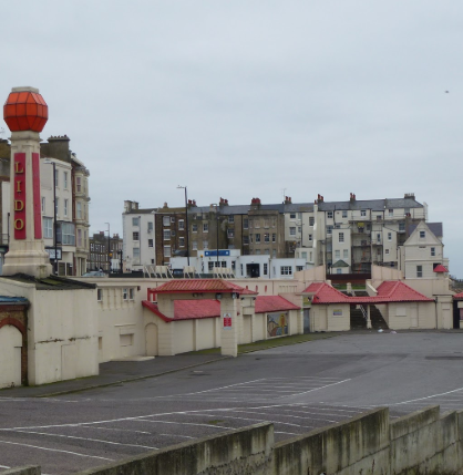 A grim coastal view