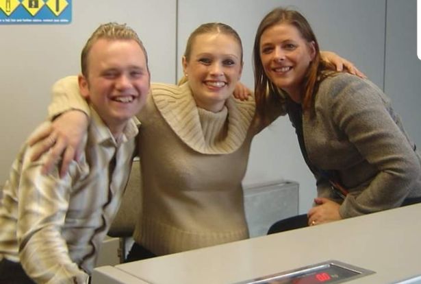 Jane Boulton (right) on TV Show Airline with colleagues