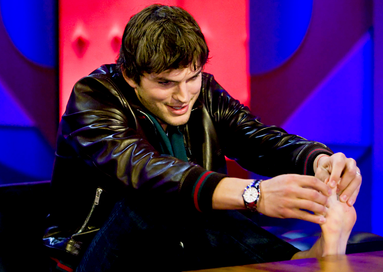 36. Ashton Kutcher - Webbed Toes.