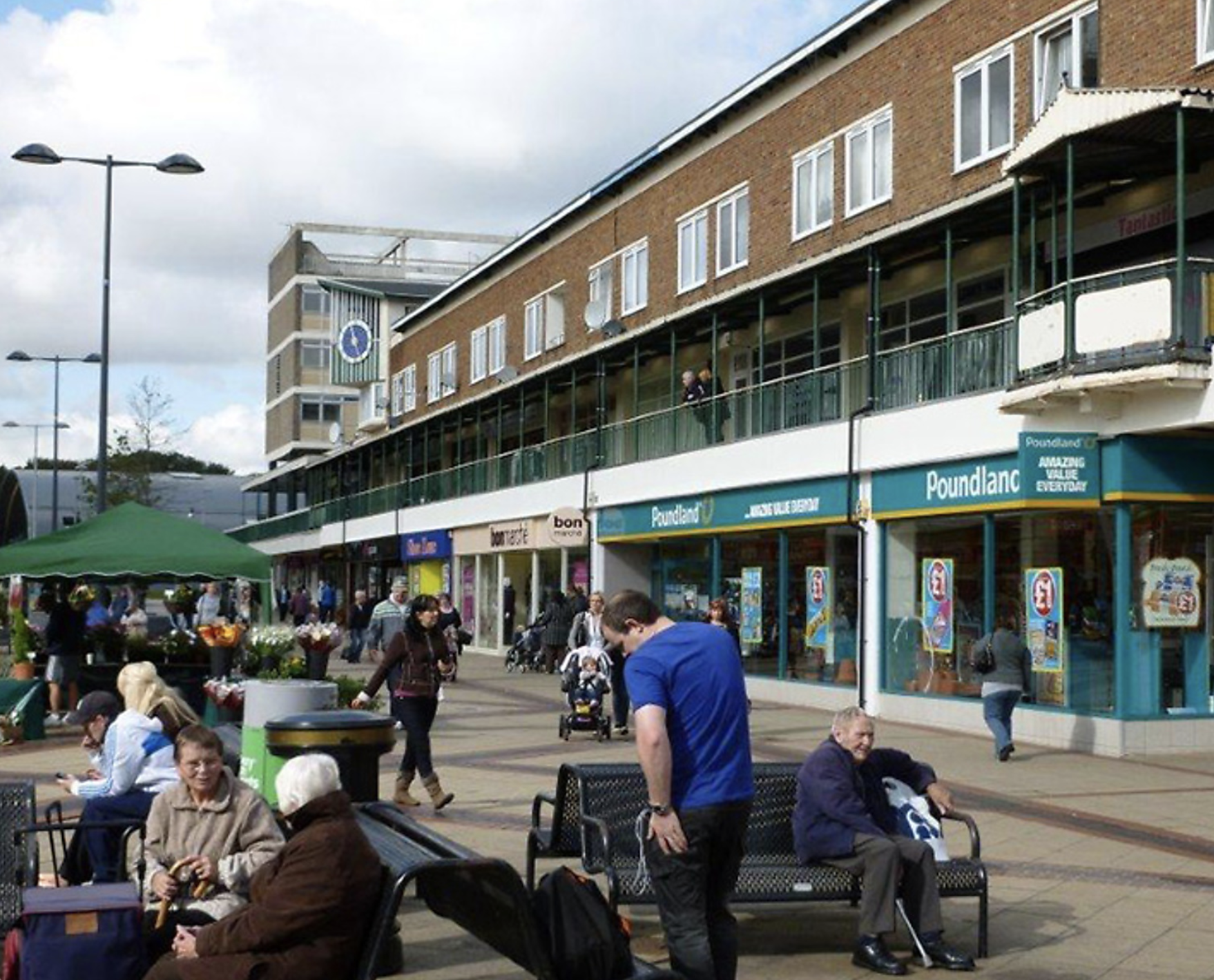 Corby high street of shops