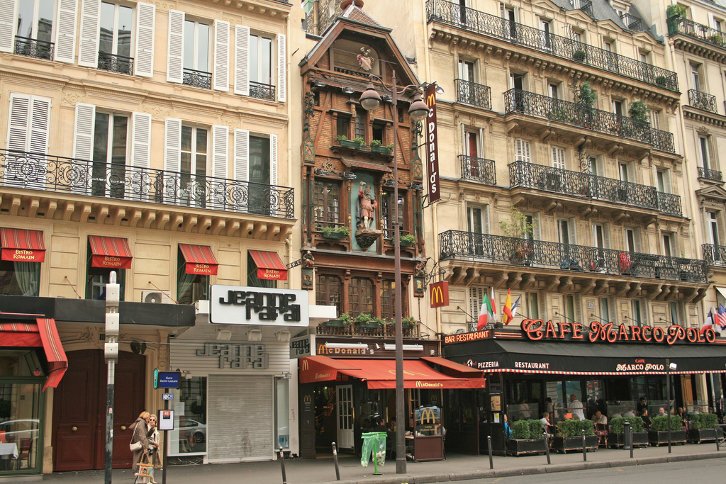 mcdonalds locations paris
