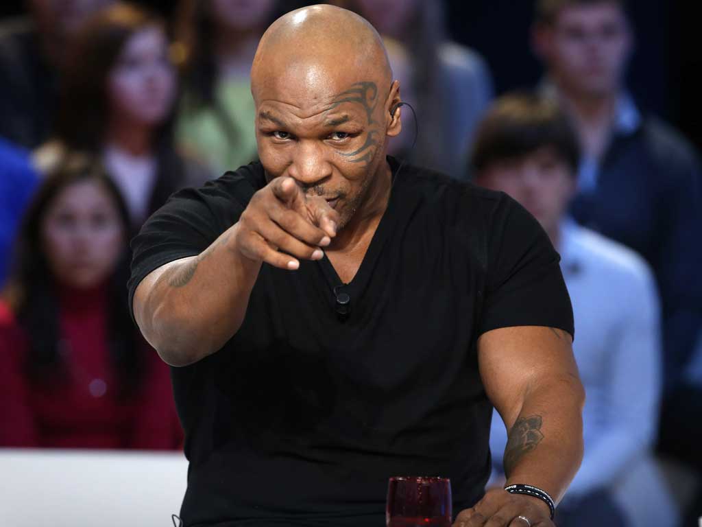 Mike Tyson's age doesn't come across in his training session video released in May