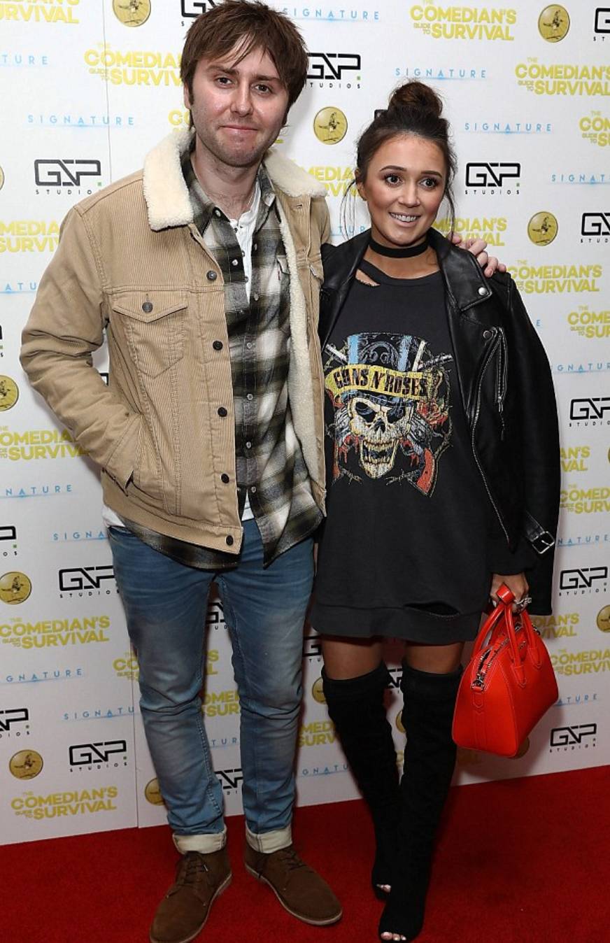 james buckley and his girlfriend