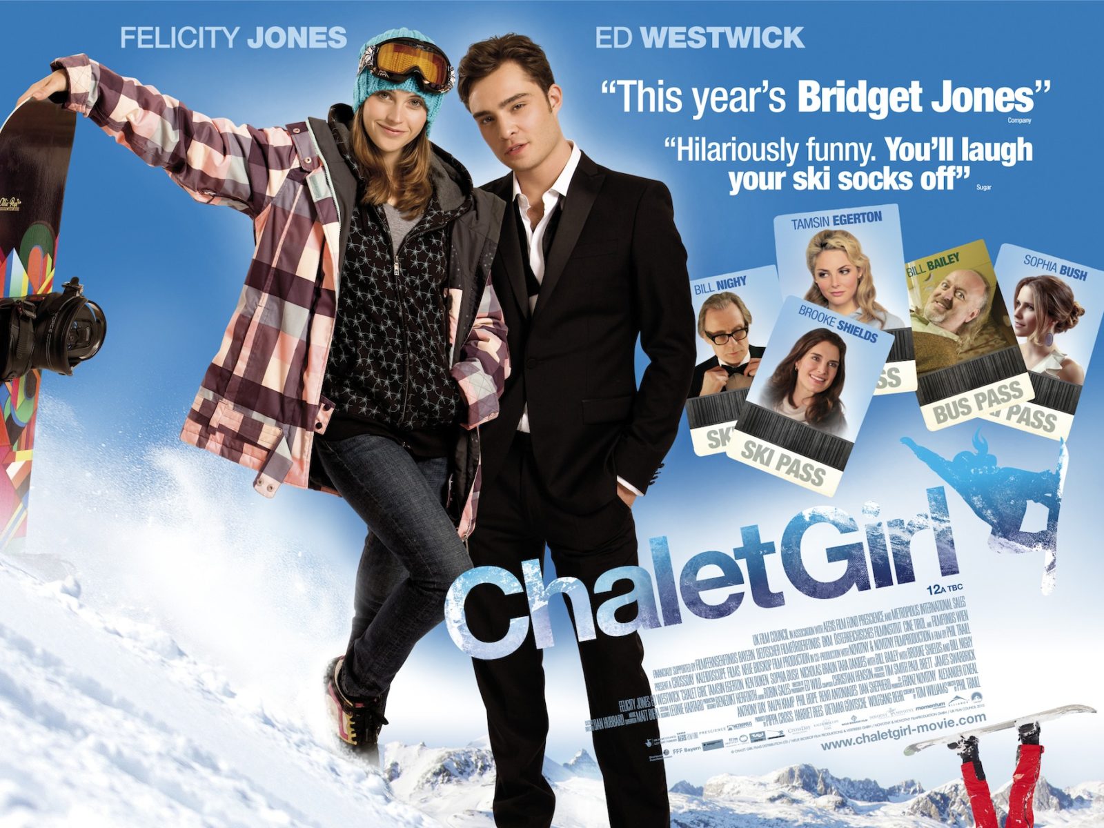 Chalet Girl Cast poster