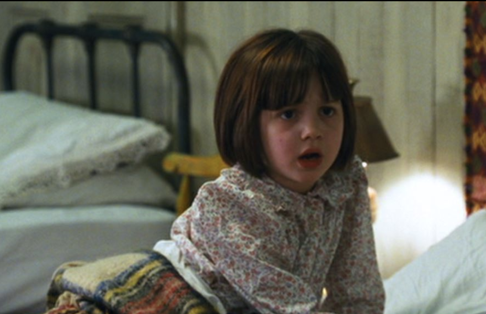 Nanny McPhee - Christianna Brown sat up in bed with a shocked expression