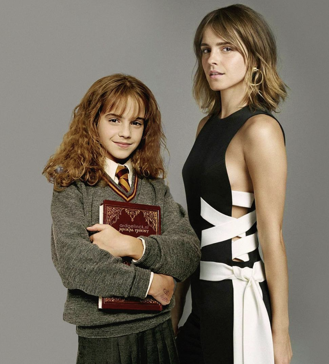 Emma watson with herminone granger