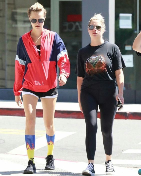 Cara and Ashley getting coffee in West Hollywood