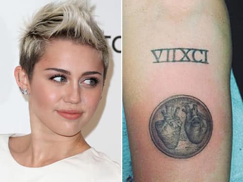 Miley Cyrus' tattoo