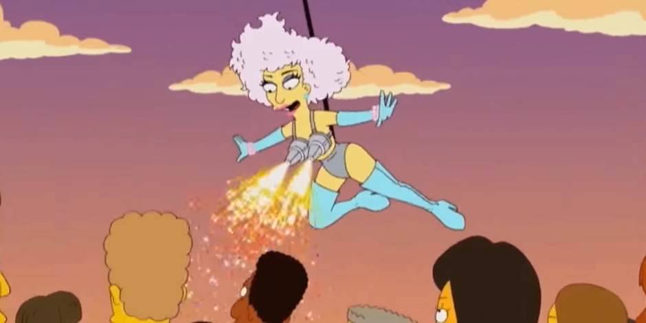 simpsons predict future lady gaga