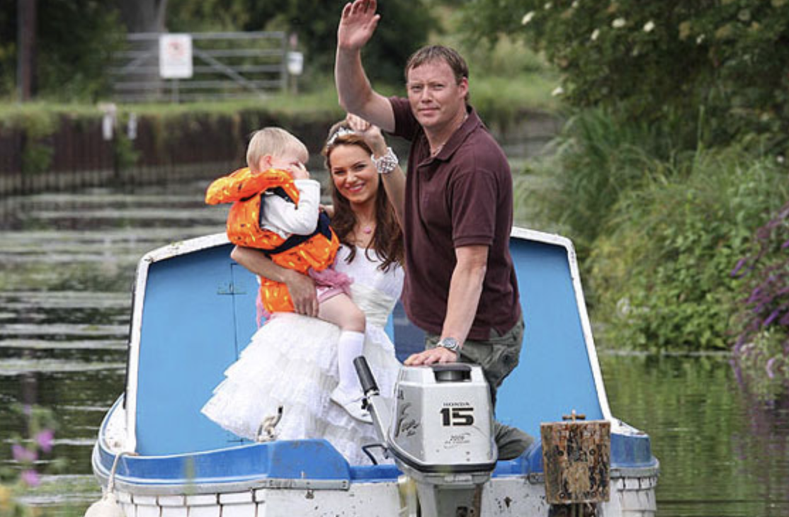 Minty Eastenders Garry and Dawn boat