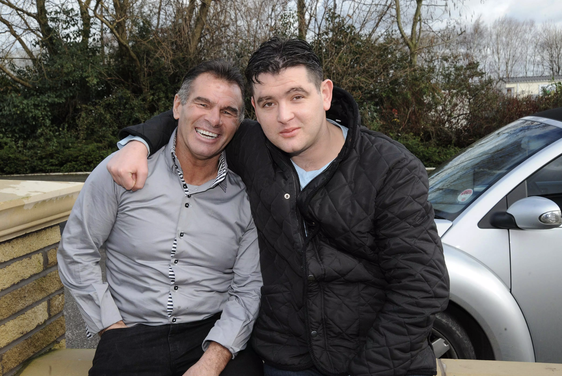 Paddy Doherty with son David