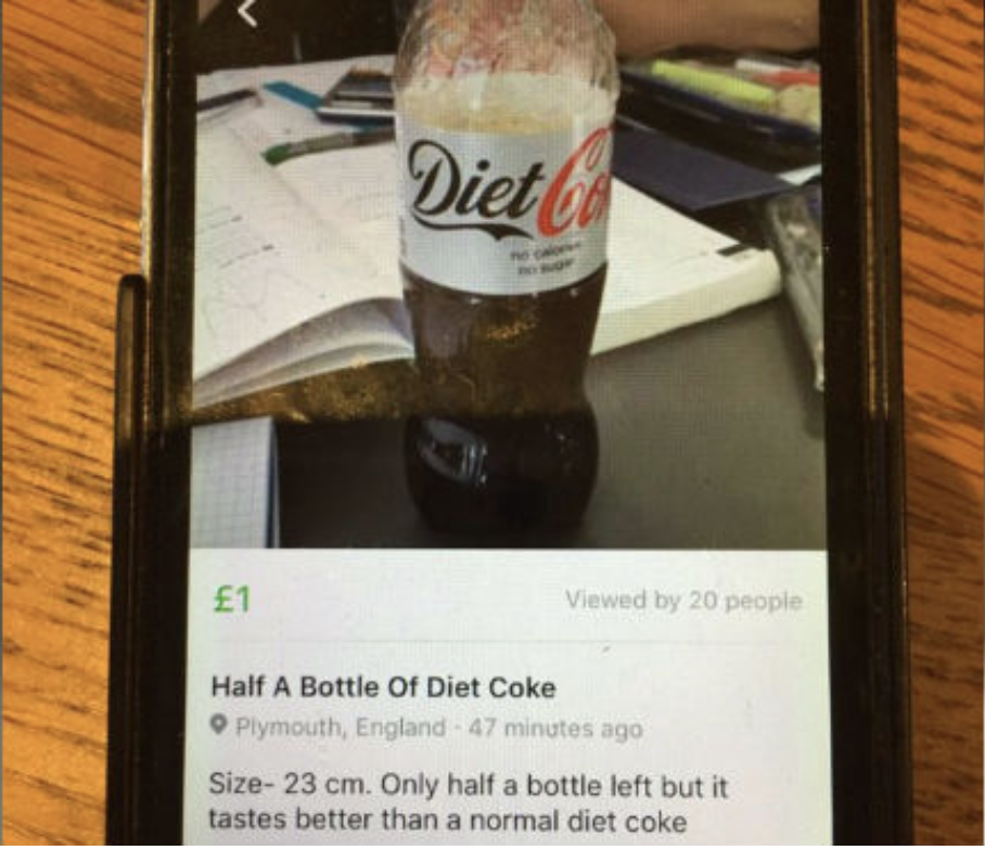 facebook market place diet coke