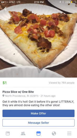 facebook market place pizza
