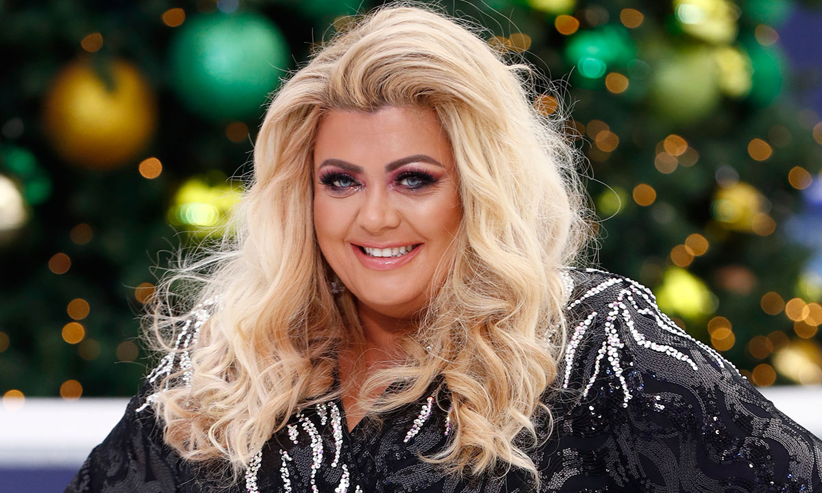 Gemma Collins looking at the camera