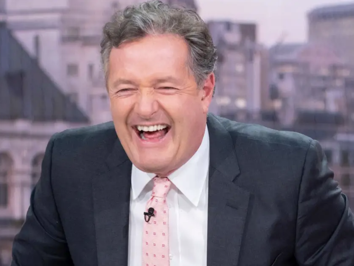 Piers Morgan Laughing