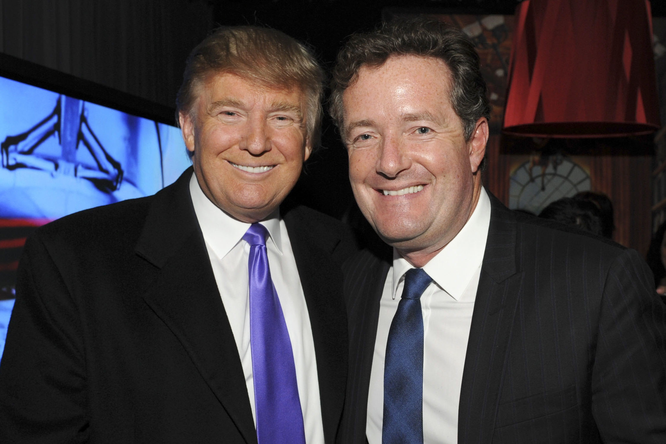 Piers Morgan and Donald Trump
