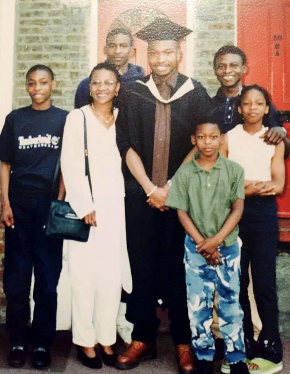 Skepta and his family when he was young