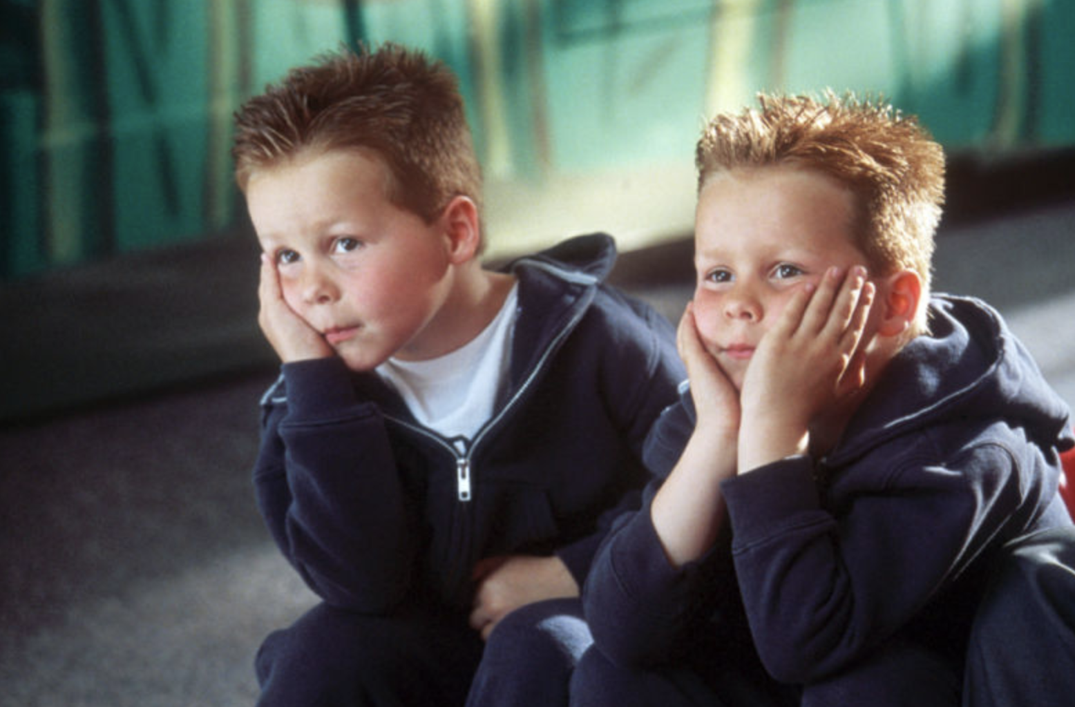 Cheaper By The Dozen Twins Kyle and Nigel Baker from a movie still