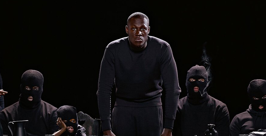 Stormzy on the cover of his album 'Gang Sign Prayer'