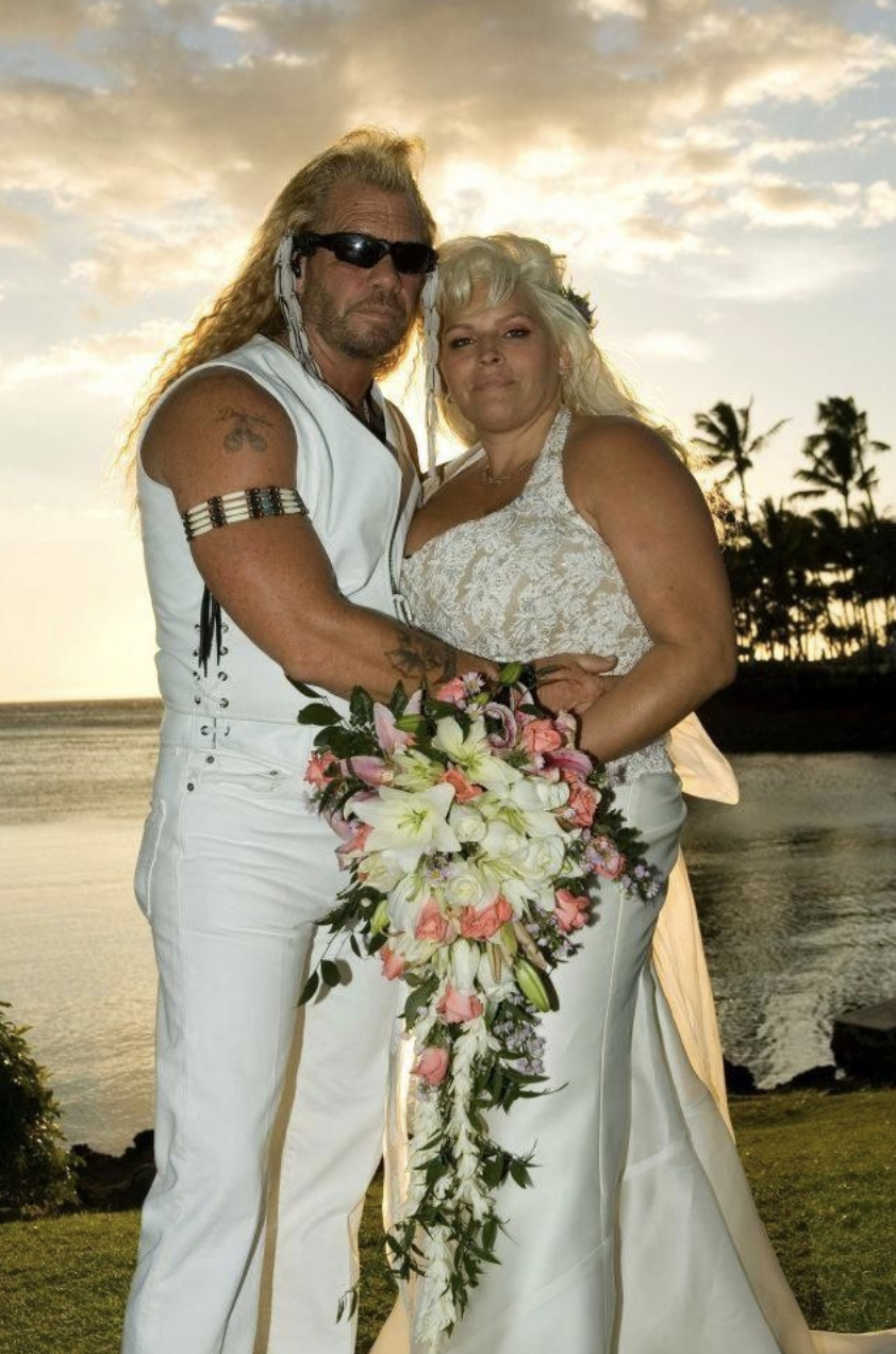 Duane and Beth Chapman's wedding day