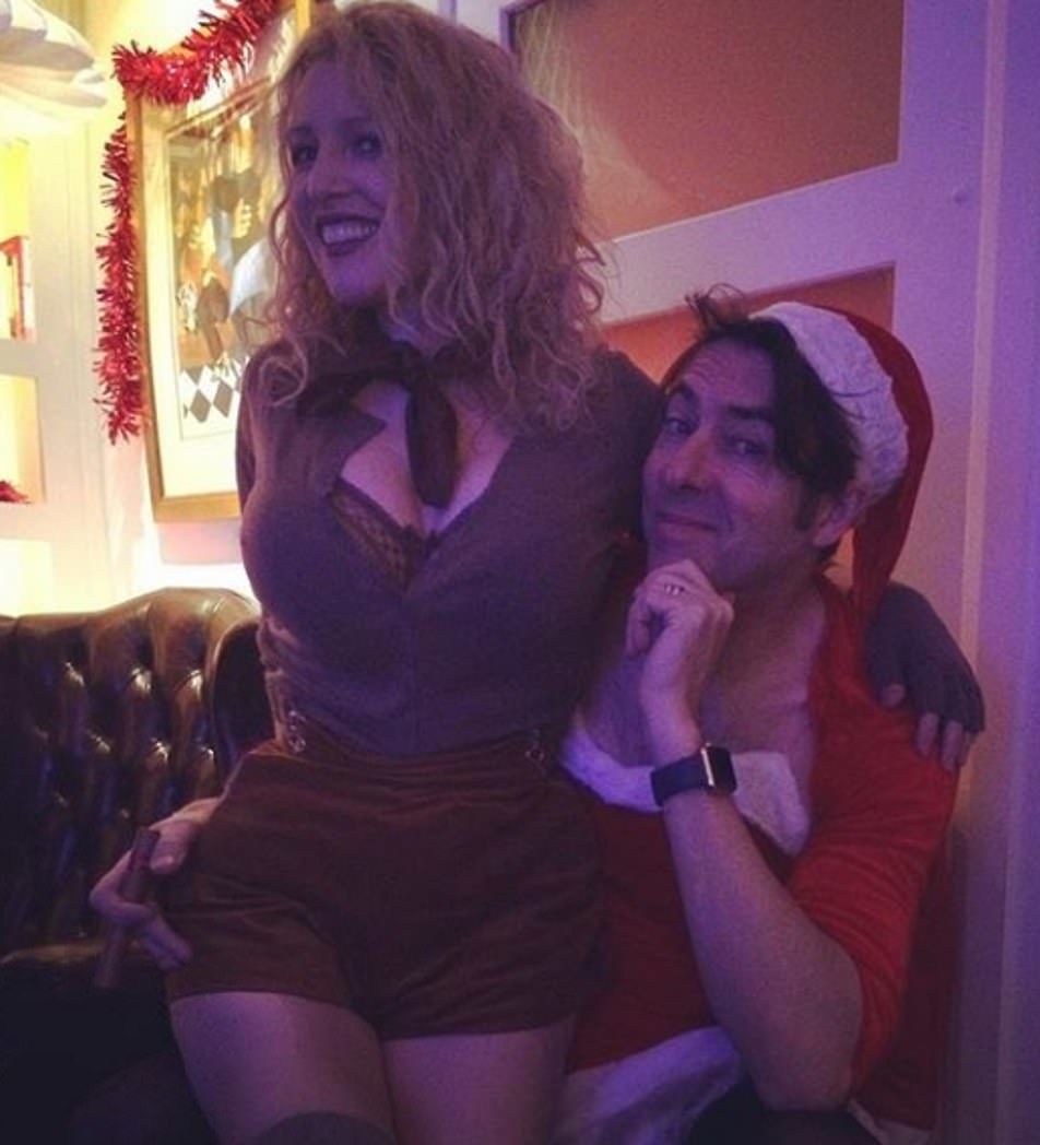 Jonathan Ross Wife Jane Goldman at Christmas