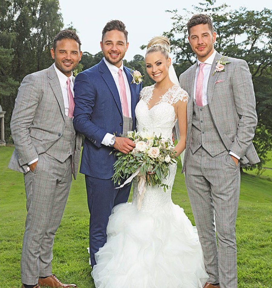 adam thomas and brothers at wedding 