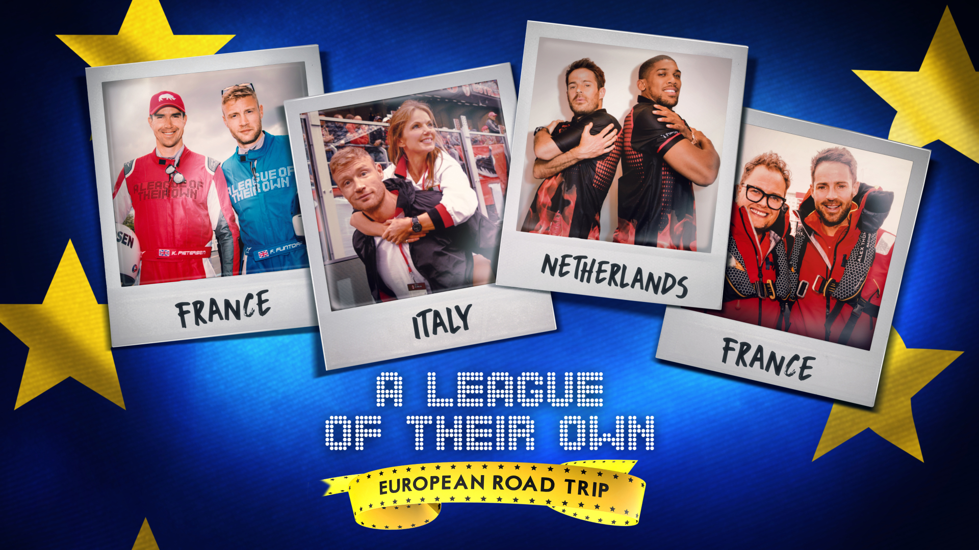 A League Of Their Own European Road Trip promotional poster