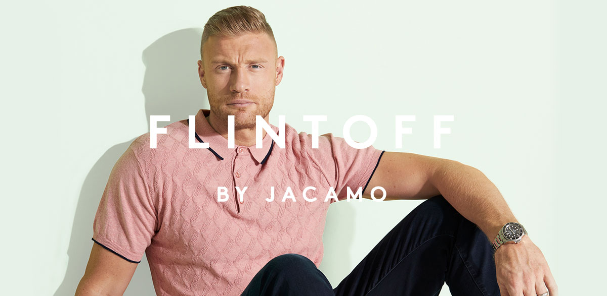 Freddie Flintoff in a promotional shot for his clothing range with Jacamo