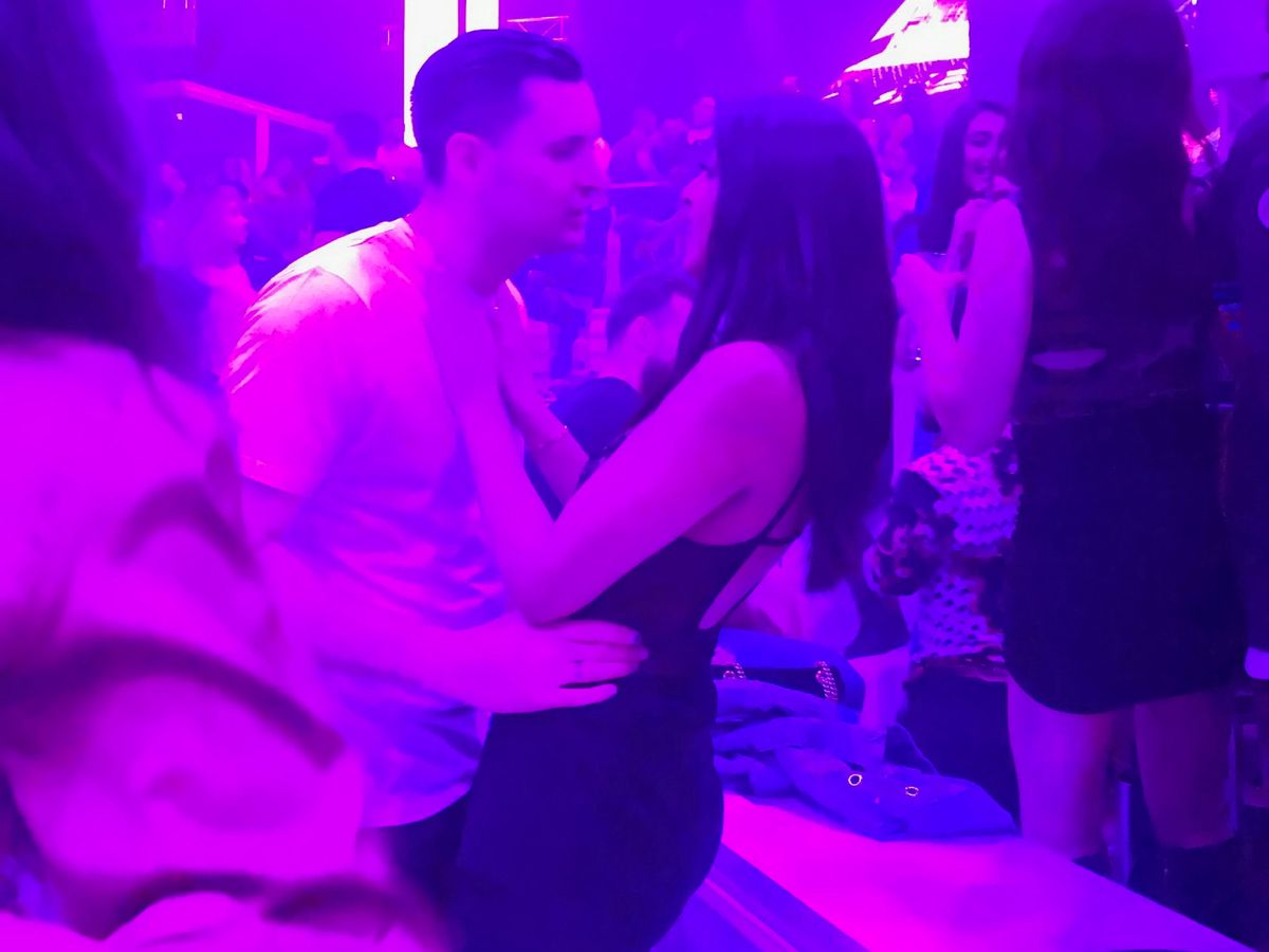 john noble spotted dancing with unnamed woman in dubai
