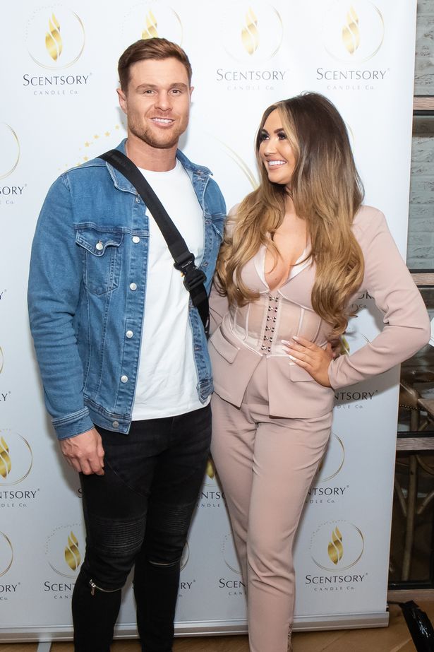 Charlotte Dawson UK reality television star, is pictured with her boyfriend Matthew Sarsfield.