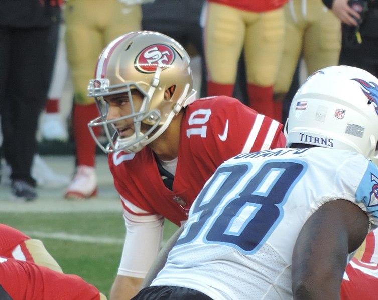 Jimmy Garropolo has been stellar for the 49ers, inserting his name in the NFL MVP race