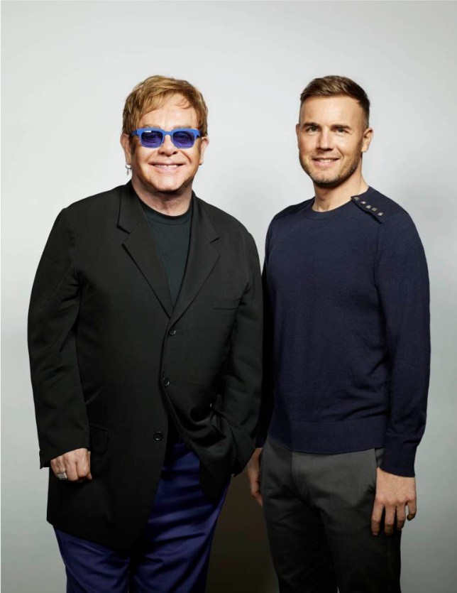 Gary Barlow and Elton John friends