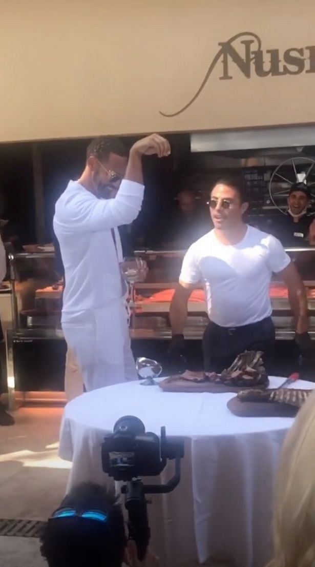 kate wright rio ferdinand wedding salt bae 