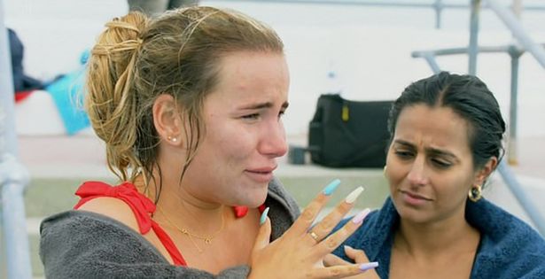 Georgia Kousoulou upset on Channel 4's Sink or Swim