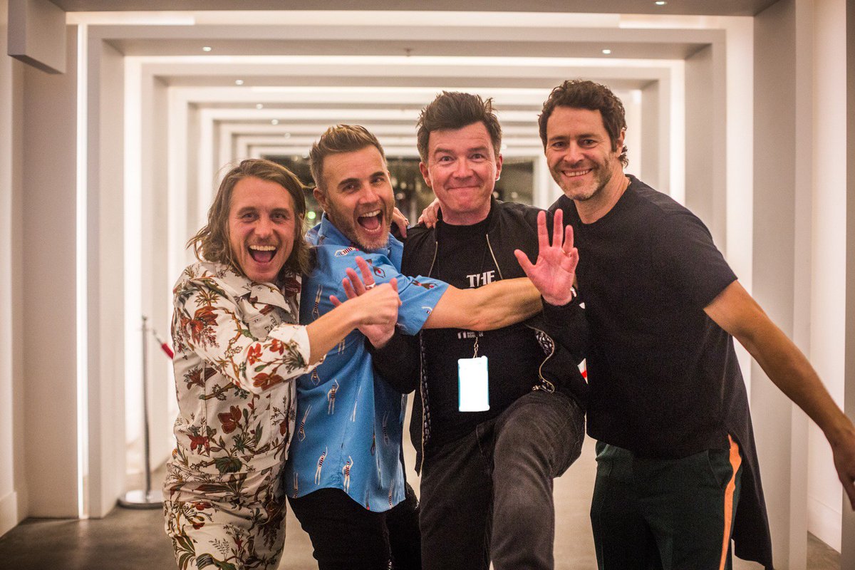 Take That with Rick Astley