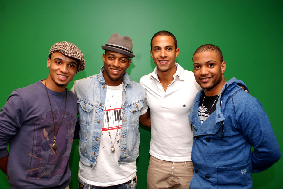 JLS Oritse Williams, along with his fellow bandmates, in 2010
