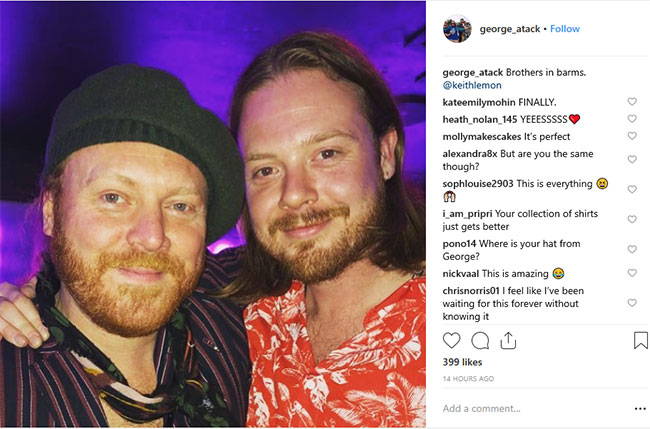 George Atack and Keith Lemon