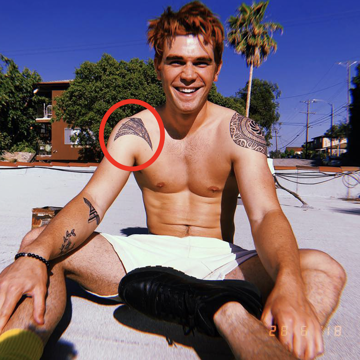 KJ Apa age and tattoo