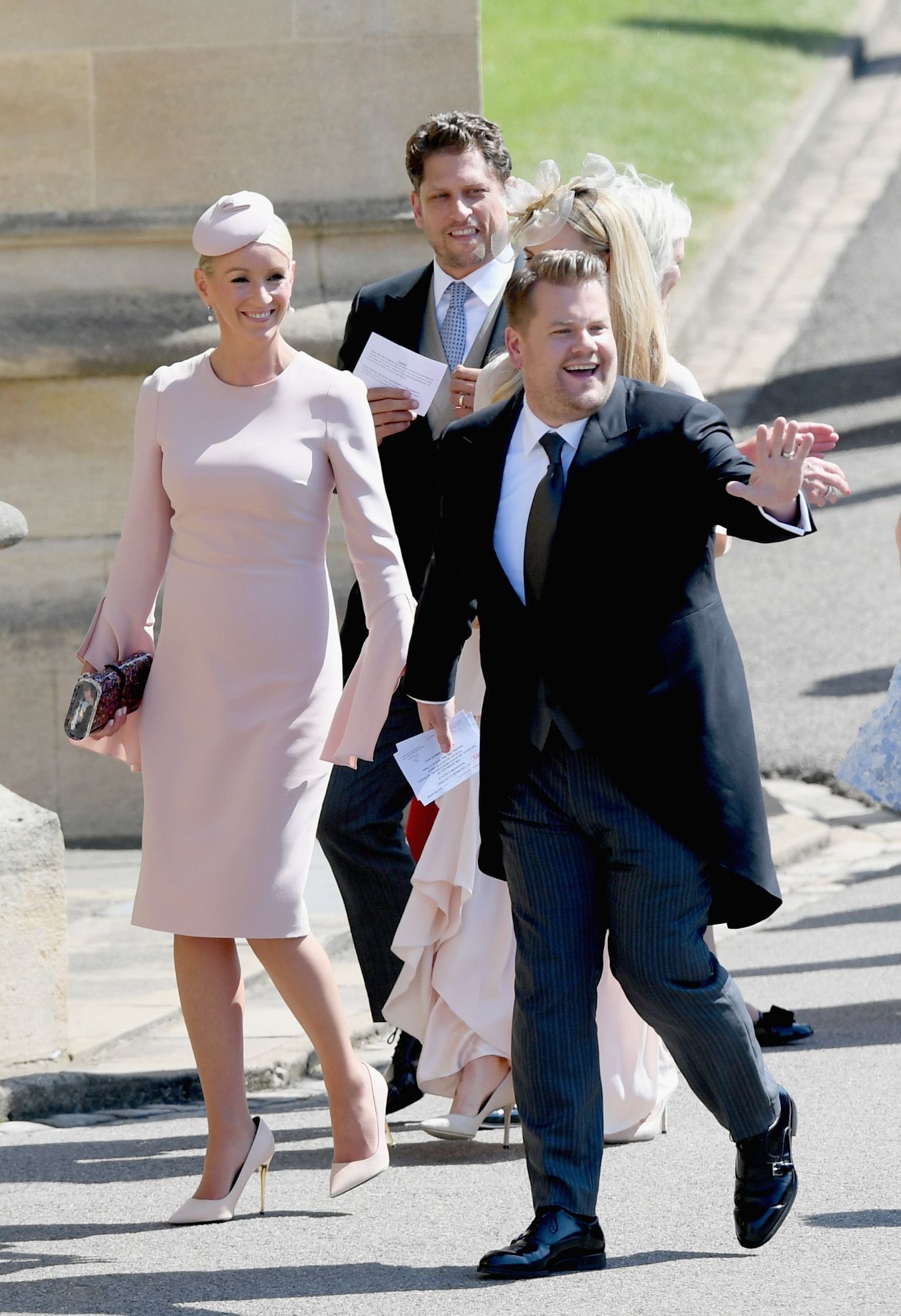 Carey Corden's parents - James and Julia - at Prince Harry and Meghan Markle's wedding