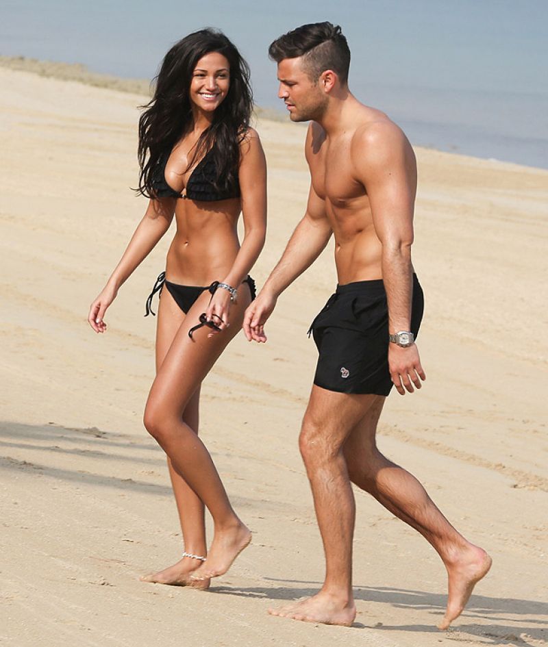 mark wright michelle keegan beach 