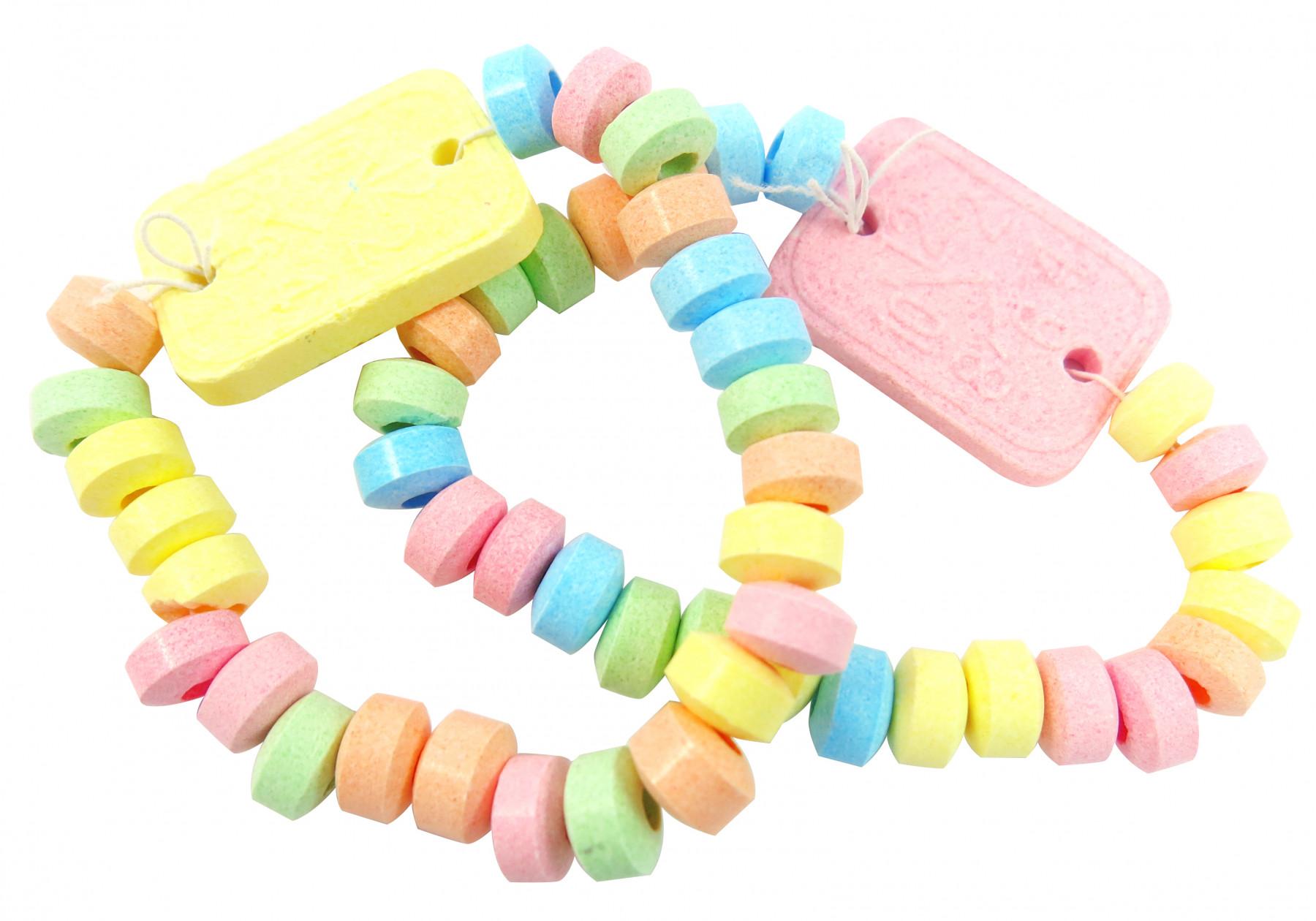 candy necklaces and watches