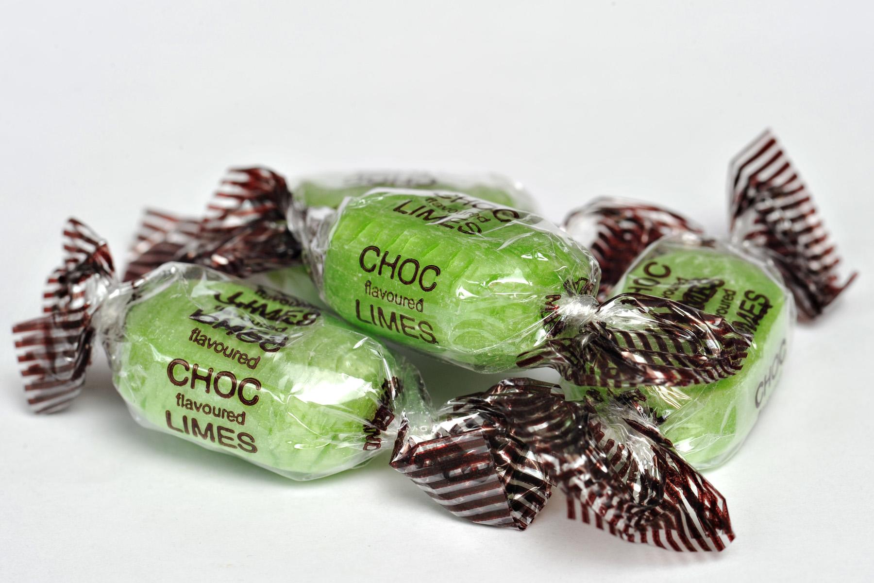 Chocolate Limes are a sweet from the 80s