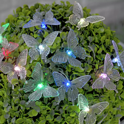 Argos garden lights Butterfly Solar String