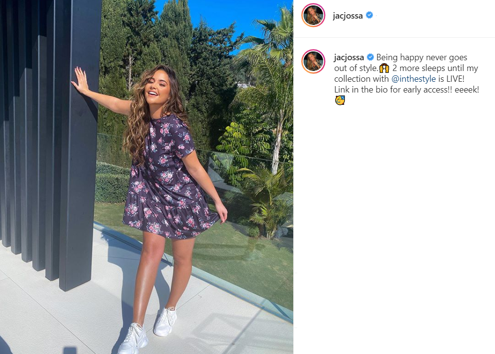 Jacqueline Jossa Instagram Always Smilling