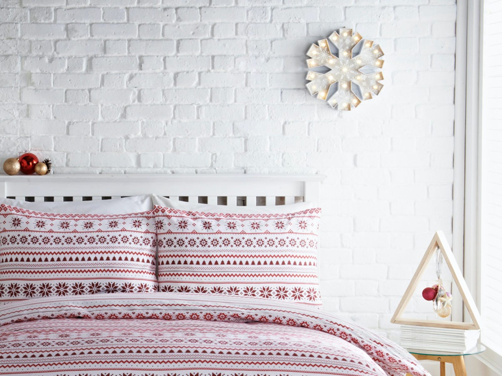 Christmas Fair Isle Flannel Bedding - £20.00 to £30.00