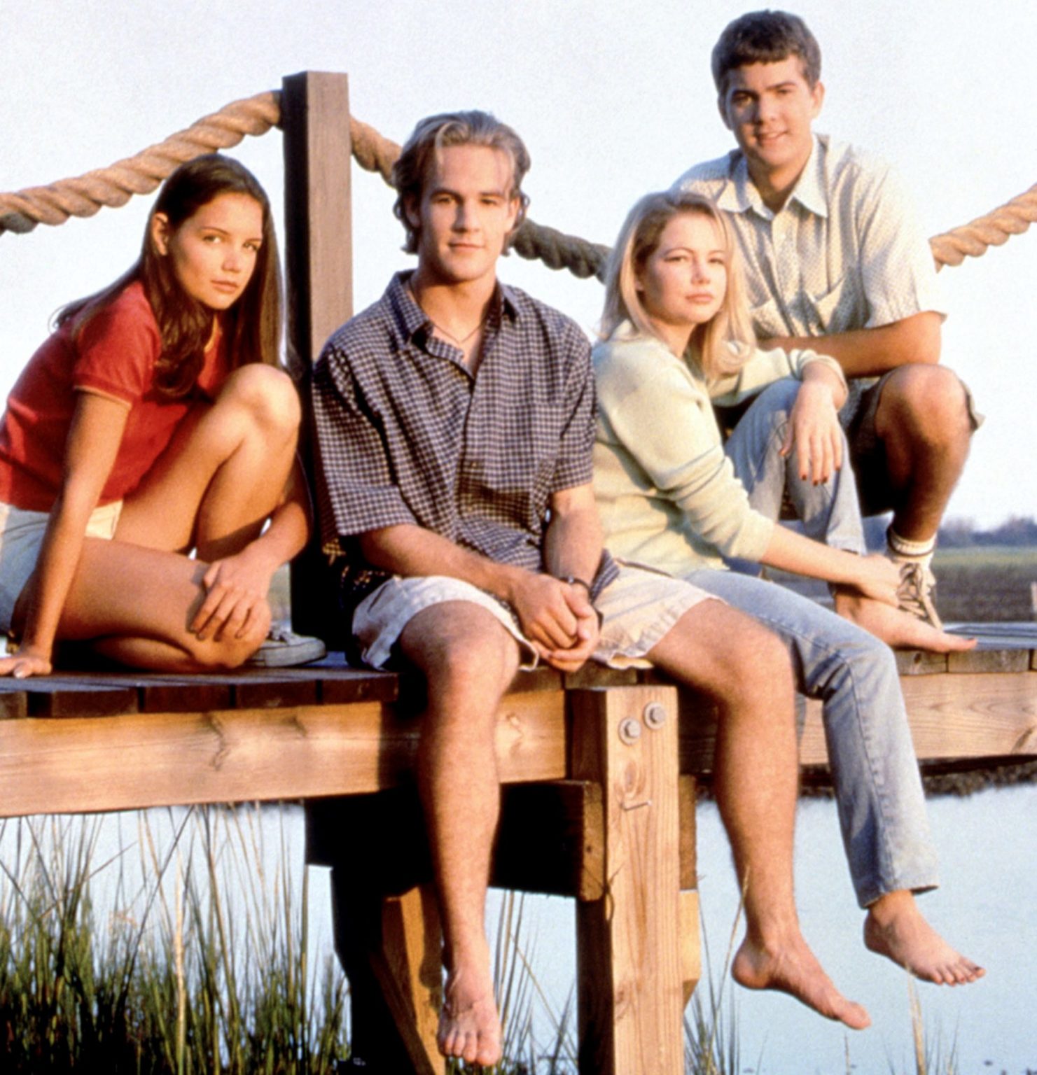 Dawson's Creek cast in a posed photo