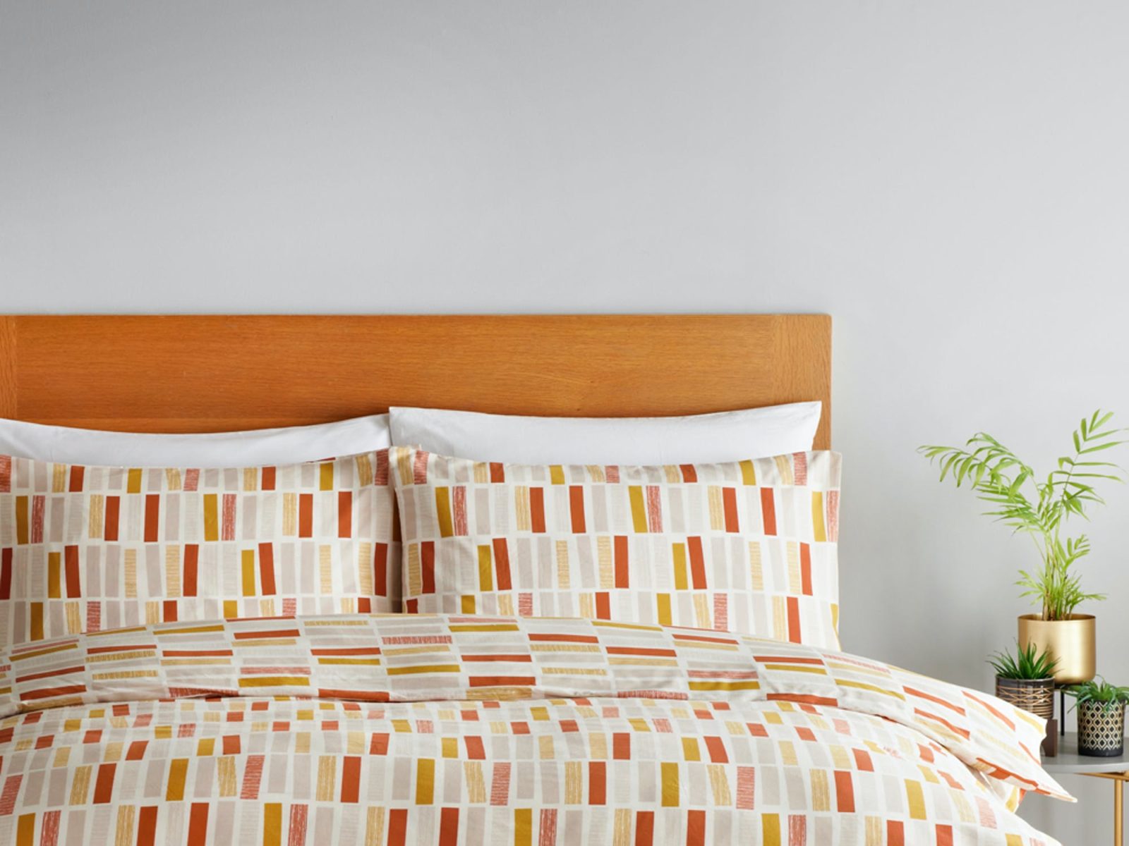 Geo Block Print Duvet Cover - £10.00 to £14.00