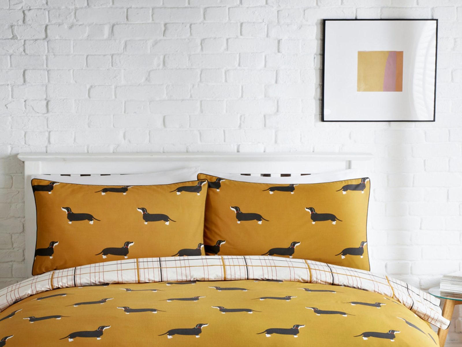 Reversible Dachshund Print Matalan bedding - £15.00 to £25.00