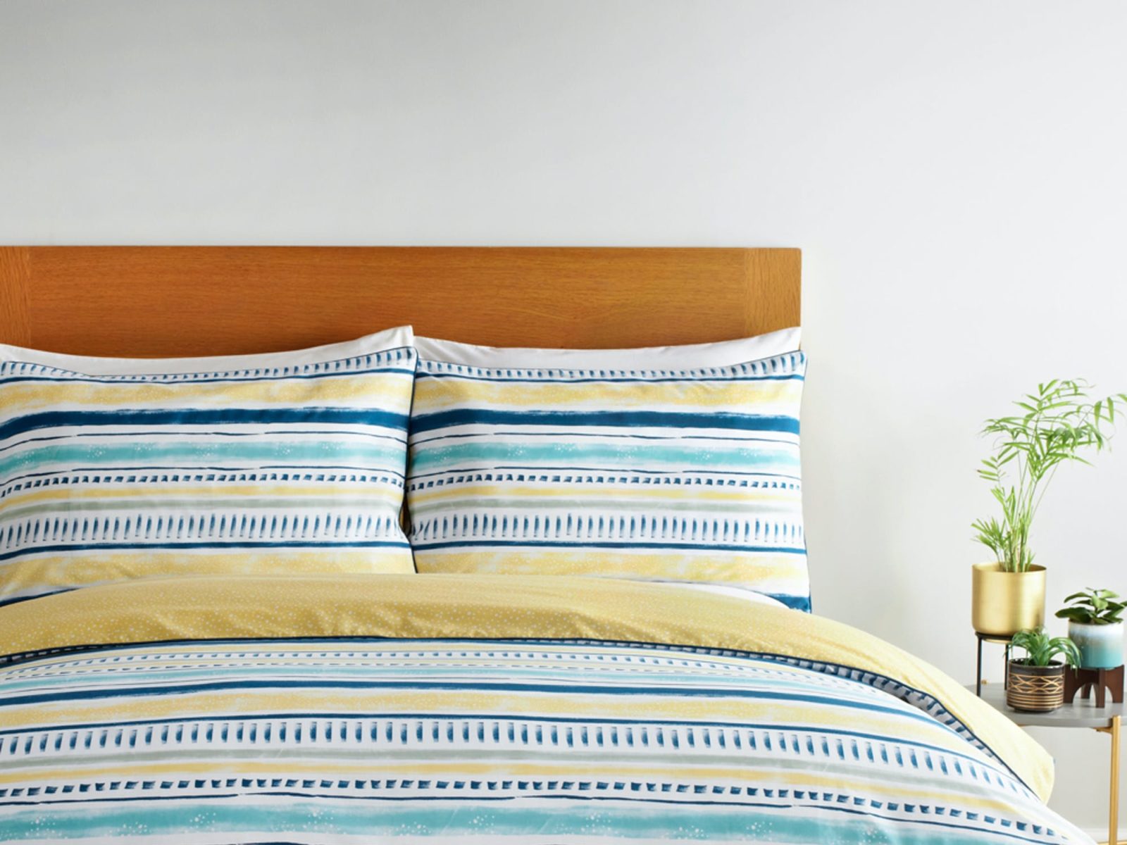 Reversible Watercolour Stripe Duvet Cover - £15.00 to £22.00