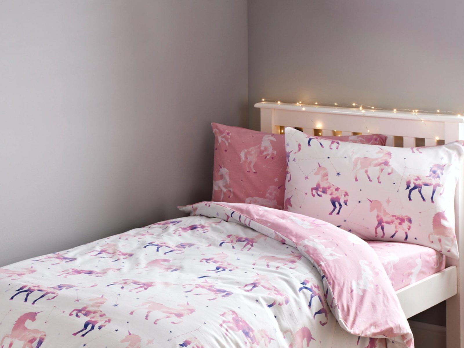 Unicorn Duvet Matalan bedding (Single) - £14.00